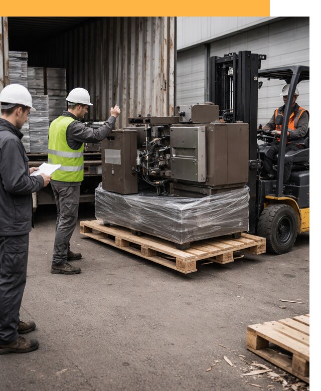 Доставка промышленного оборудования из Европы от 45711