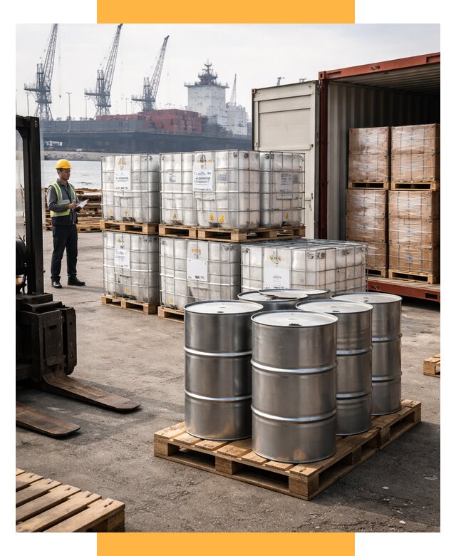 Доставка химического сырья из Индии от 253950 р. | СетСервис-Нбр