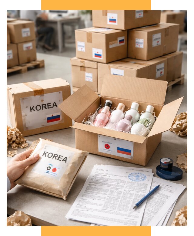 Доставка косметики из Кореи от 8634 р. под ключ | СетСервис-Нбр