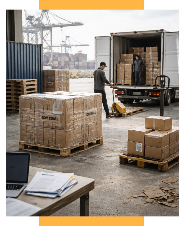 Доставка грузов из Израиля от 15237 р., логистика от СетСервис-Нбр