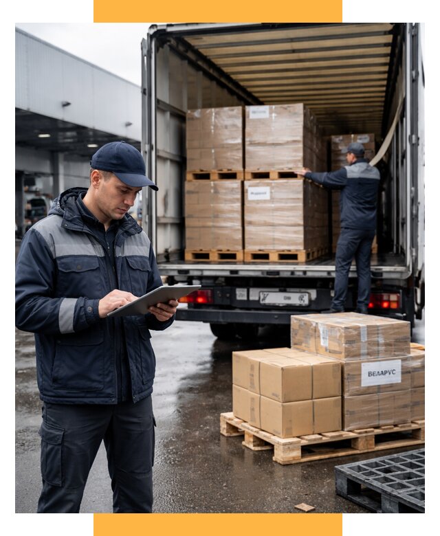 Доставка грузов из Беларуси от 15237 р. логистика СетСервис-Нбр