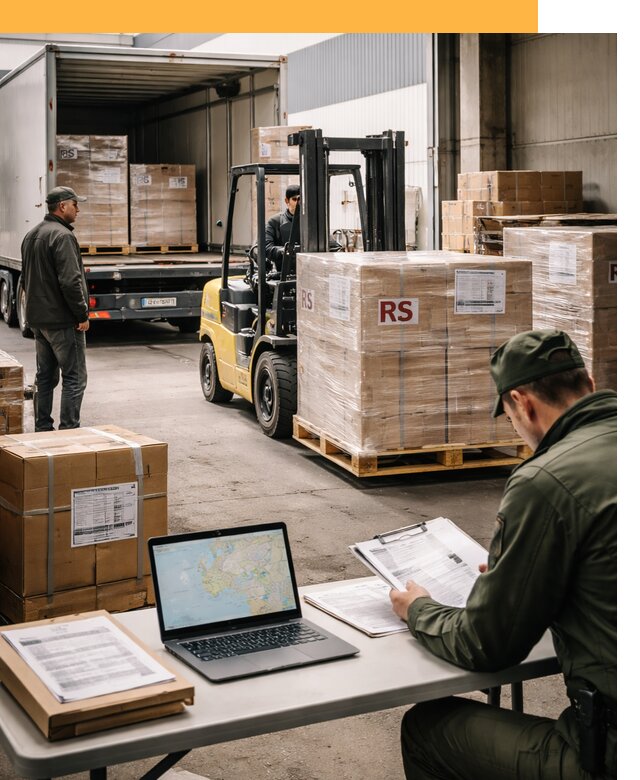 Доставка грузов в Сербию от 45711 руб, международные перевозки