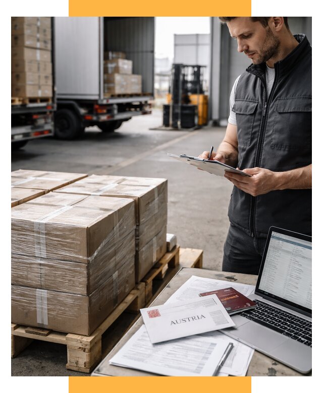Доставка в Австрию от 66027 р. Логистика и экспорт СетСервис-Нбр