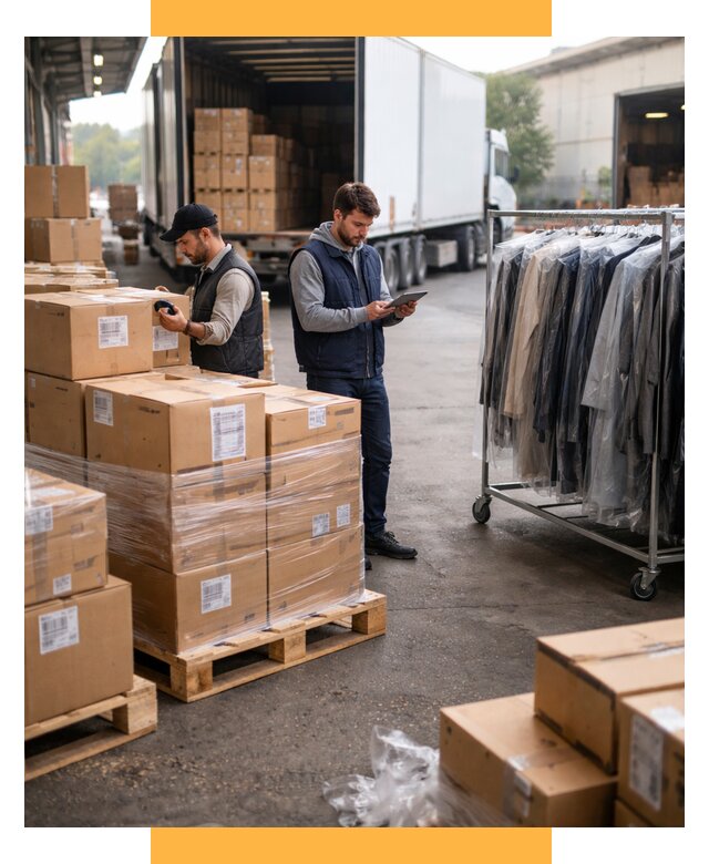 Перевозка и доставка одежды из Китая от 7619 р., СетСервис-Нбр