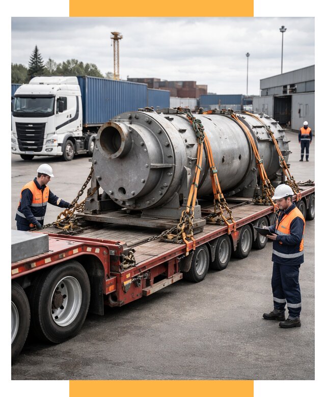 Перевозка тяжеловесных грузов под ключ от 152370 р. | СетСервис-Нбр