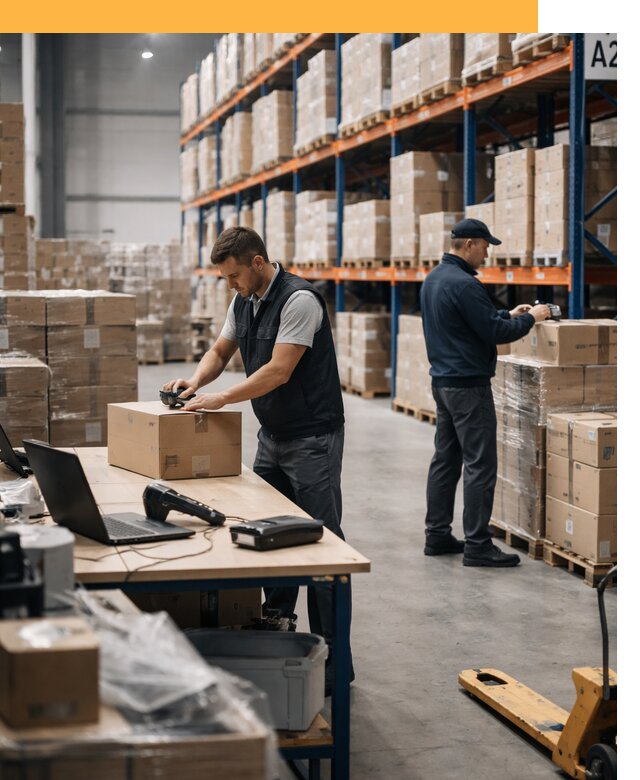 Склад консолидации в Европе: хранение, сортировка от 6603